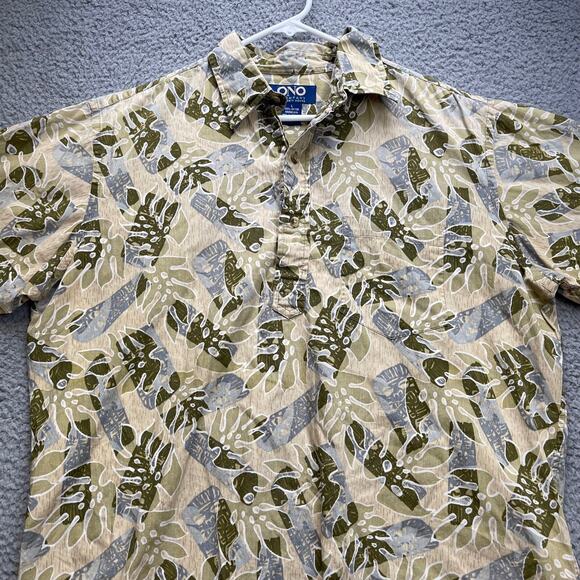 Hawaiian Shirt Men's Large Liberty House Aloha Button Up Luau Short Sleeve - Picture 5 of 12